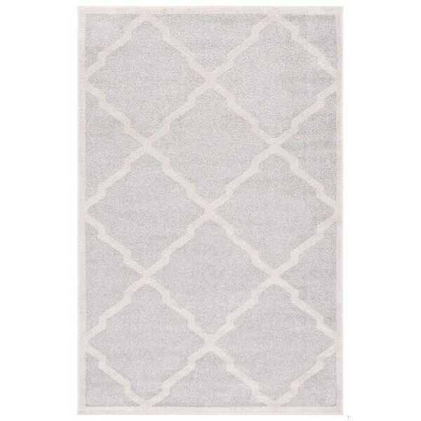 Safavieh Amherst Power Loomed Rectangle Rug- Light Grey - Beige- 10 x 14 ft. AMT421B-10 - main